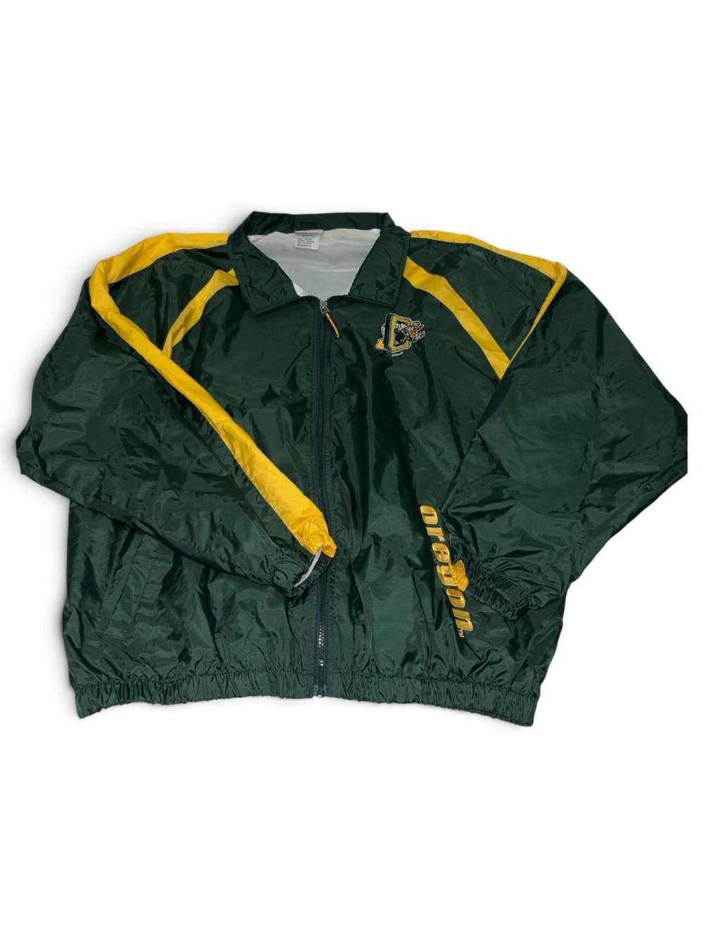 Reebok Vintage Men’s XL Oregon Ducks Disney Donald Duck Logo Windbreaker Jacket